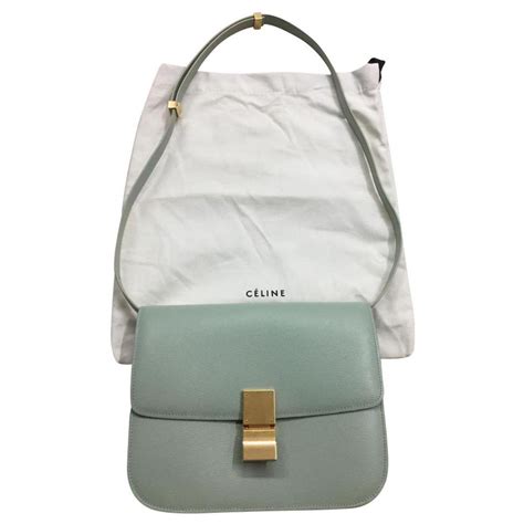 celine box light green|celine green purses.